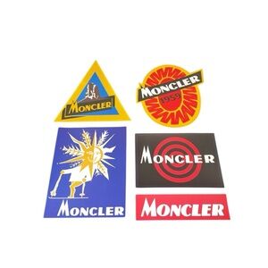 NEW Moncler Authentic Set of 5 Stickers‎
